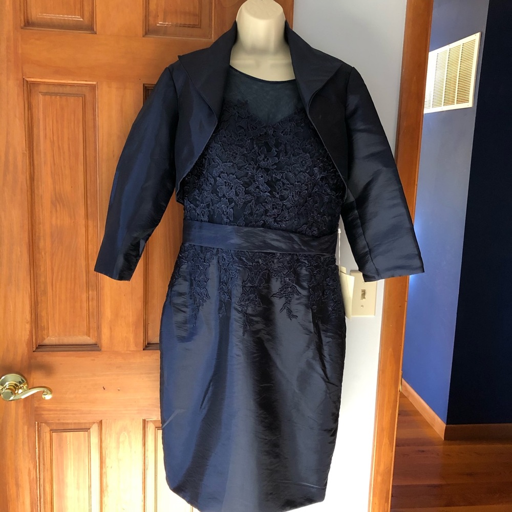 LanTing Formal Dress with bolero style jacket